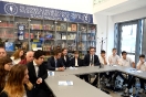 WORLD ZIONIST ORGANIZATION PRESIDENT VISITED THE LAUDE-REUT HIGH SCHOOL
