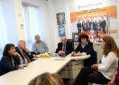 WORLD ZIONIST ORGANIZATION PRESIDENT VISITED THE LAUDE-REUT HIGH SCHOOL
